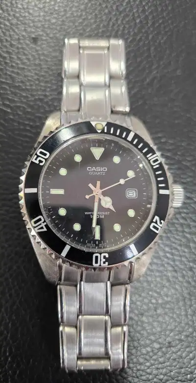 CASIO DIVE WATACH  40MM BKACK, View more