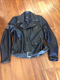 Harley Davidson Men’s  BLACK LABEL Leather Motorcycle Jacket