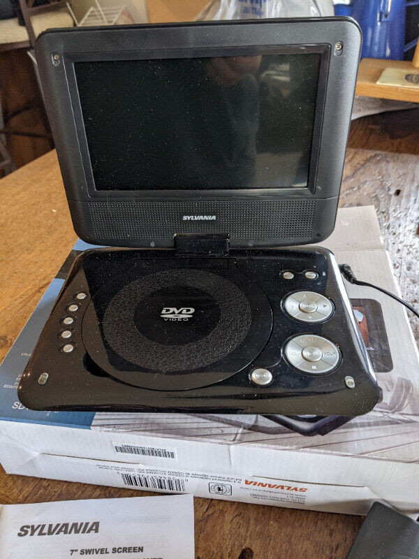 Sylvania Portable DVD with Swivel Screen in Video & TV Accessories in Peterborough