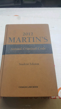 2012 Marlins annual criminal code 9780888045447