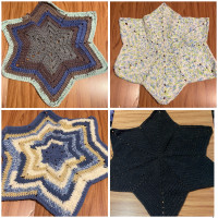 Crochet handmade lovey blanket assorted size/ Starting at $20