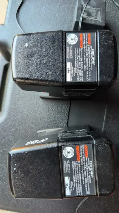 Craftsman cordless battery and charger, View more