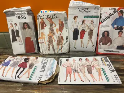 1980 vintage sewing patterns, View more