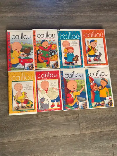 Lot de cassettes VHS Caillou (Français), View more