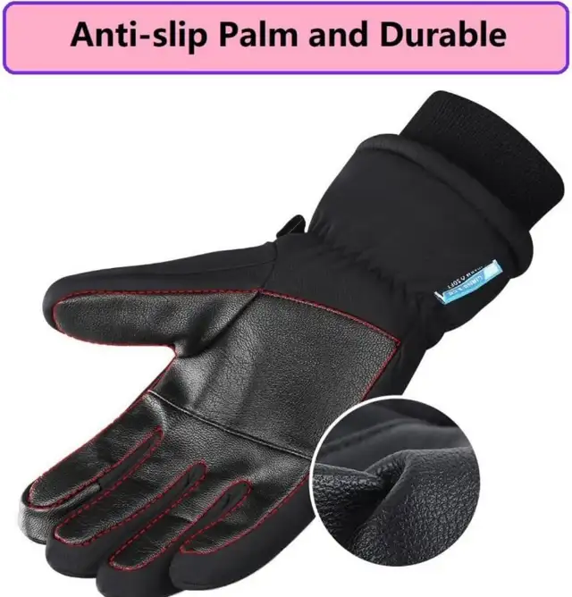 Winter Ski Skate Sport Gloves Waterproof For Men Women Warm Snow in Ski in Ottawa - Image 3