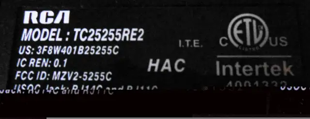 RCA ViSYS 2 LINE CORDED DIGITAL PHONE in Home Phones & Answering Machines in Guelph - Image 4