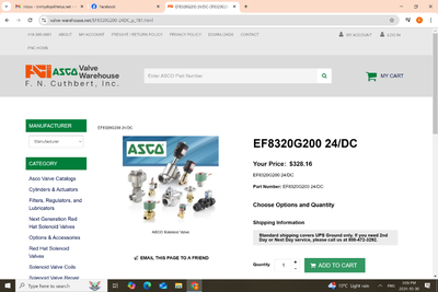 EF8320G200 Asco RedHat Valve, View more