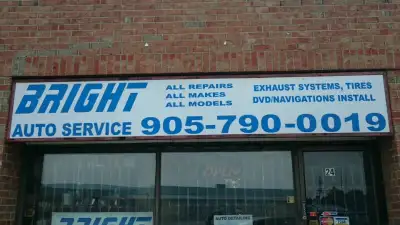 We offer the following services (and more) starting from the posted prices below: ->Brake Pad Change...