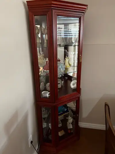 Corner Curio Cabinet, View more