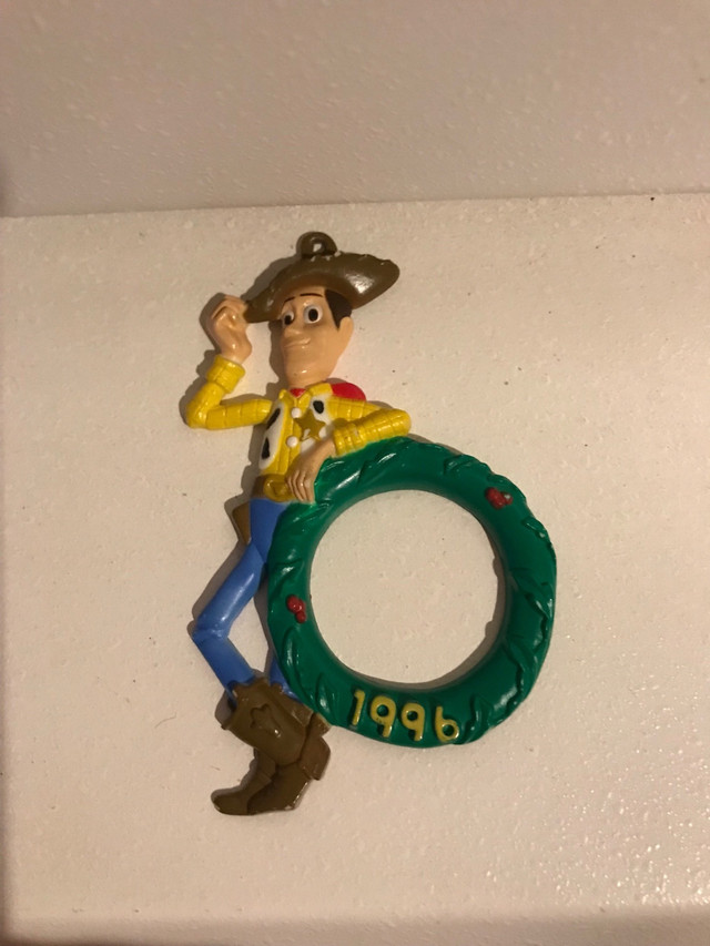 1996 Disney Xmas ornament - Toy Story Woody - ornament de Noël dans Art et objets de collection  à Ville de Montréal