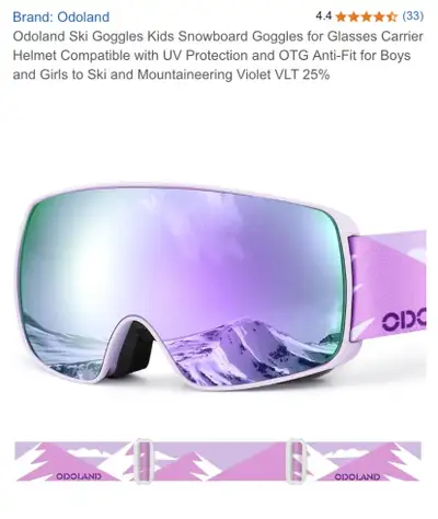 Odoland Ski Goggles, View more