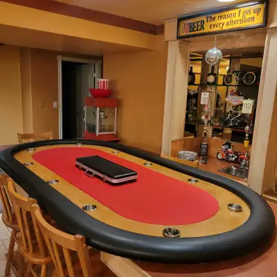 Poker Table Beautiful Poker Table for sale, it comes with chips and I do have the legs. New $1,200,...