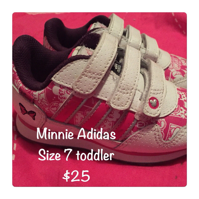 Minnie mouse Adidas runners toddler size 7 in Clothing - 2T in Ottawa