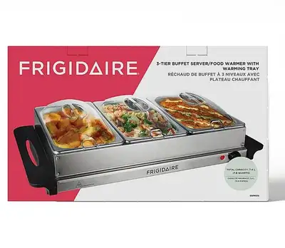 Frigidaire EBFM315 3-Tier Buffet Server/Food Warmer with Warming, View more