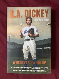 R.A. Dickey - Wherever I Wind Up (Autographed Book)