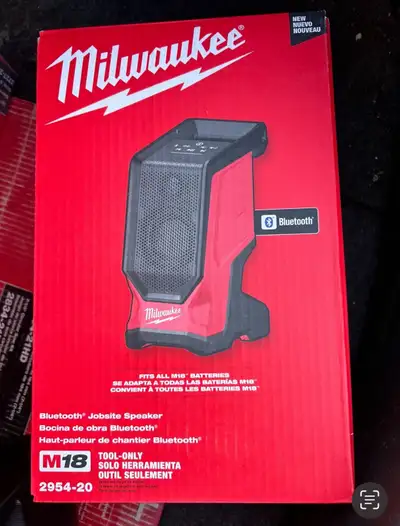 Brand new Milwaukee m18 Bluetooth speaker 2954-20 , View more