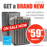 FURNACE - AIR CONDITIONER RENT to OWN -  $0 Down -$59
