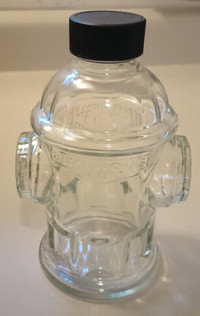 Vintage FireHouse Subs Fire Hydrant Shaped Bottle with Lid