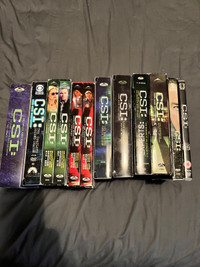 CSI Las Vegas and CSI Miami DVD sets