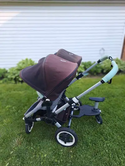 Bugaboo Donkey Twin Stroller and ride along board, View more