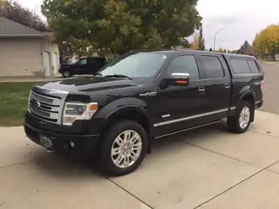 2013 F150 Platinum Original Owner 3.5 EcoBoost 4 Door Crew Cab Black in/ext. Heated/Cooled leather s...