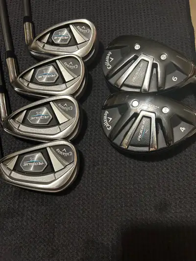Callaway Rogue X irons and hybrids, View more