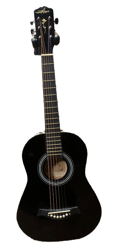 34" Classical Guitar Black Nylon strings 1/2 size for kids child, View more