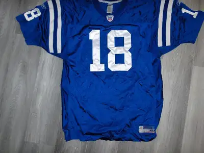 COLTS #18 MANNING Size 54 REEBOK Jersey, View more