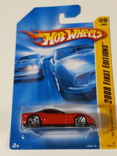 For sale.Hot Wheels 09 Corvette ZR1 2008 First Edition Error Car Rare . This car has 2 different whe...
