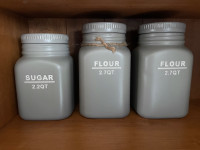 Canisters for Flour & Sugar