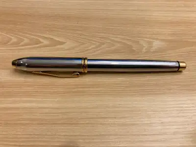 Fountain pen, Cross, Townsend, fine, silver 'Medalist', used, View more