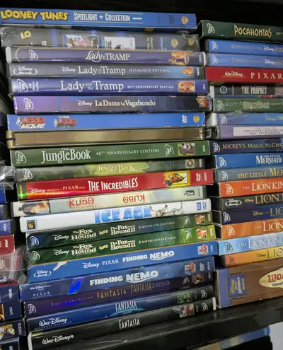 DISNEY DVD Lion Bambi UP Cars Lego Mermaid Toy Snow Beast Beauty, View more