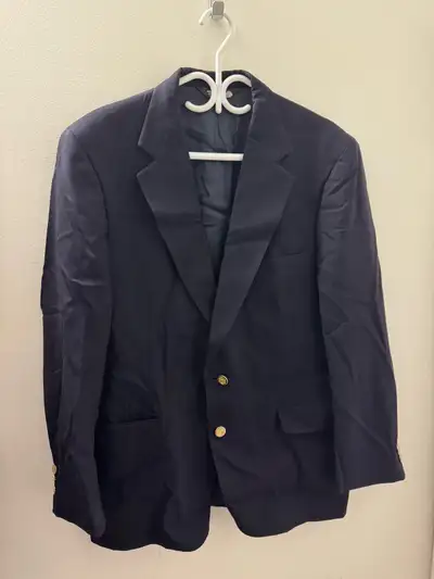 Classic Wool Men’s Blazer (Black, Made in USA), View more