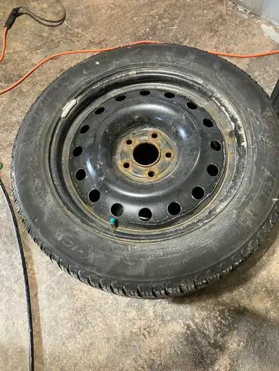 Michelin X Ice winter tires. 225/55 17. Good condition on steel rims 5x114.3. I bought these used fo...