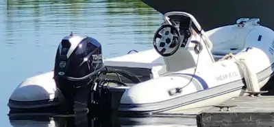 2014 Highfield 350 with a 50hp Tohatsu 4-stroke. Includes custom tonneau cover and trailer. Excellen...