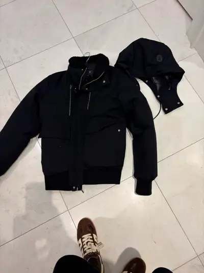 Mackage Men’s Black Bomber Jacket – Size 40, View more
