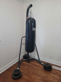 Heavy bag and stand