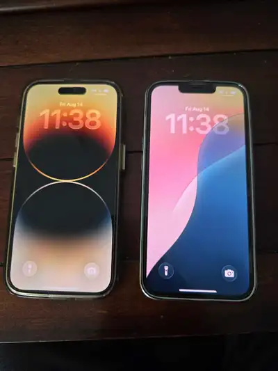 Apple iPhone 14 Pro and iPhone 13, View more