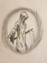 Grim Reaper Graphite Sketches