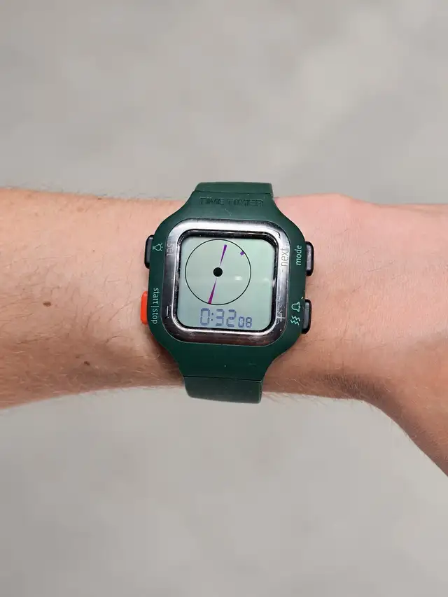 Time Timer watch, green, new