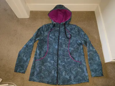 Women Handmade Autumn / Spring Jacket with Hood - Size Medium, View more