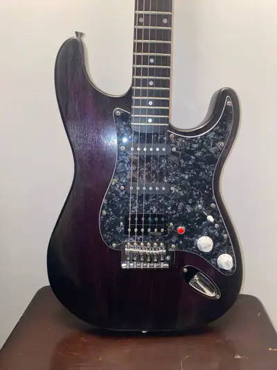 Purple Burst Strat-Style Electric Guitar, View more