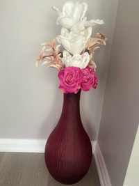 Beautiful vase selling with flowers