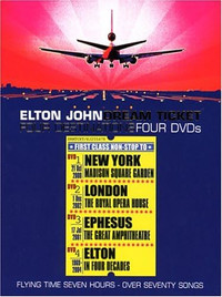 Coffret films DVD - ELTON JOHN - Dream Ticket - 4 DVD