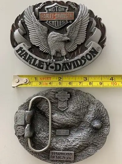 Harley Davidson belt buckles & belts, View more