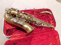 Vintage alto saxophone