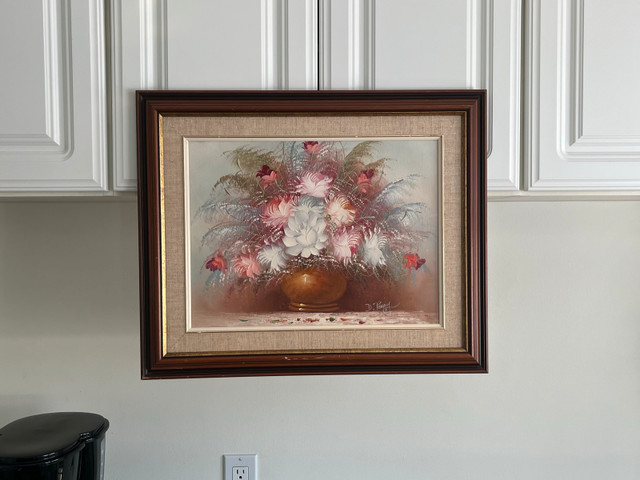 Original Oil on Canvas Impressionist Still Life D. Perry  in Arts & Collectibles in Winnipeg