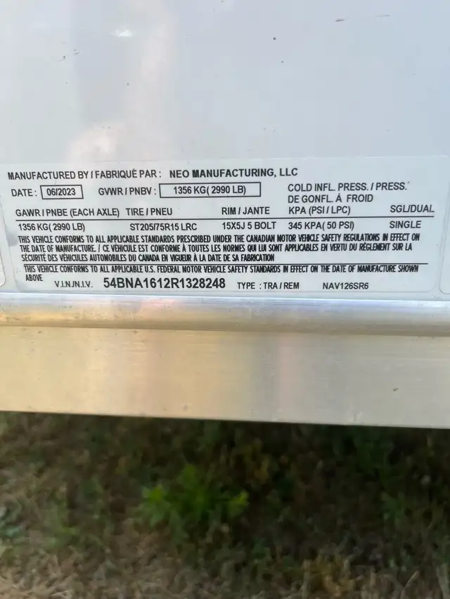 6x12 Cargo Trailer in Cargo & Utility Trailers in Barrie - Image 6