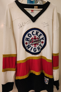 Signed Hockey night in Canada jersey