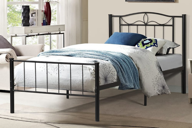 $95 Twin Beds (Black &White Colour) in Beds & Mattresses in City of Toronto - Image 4